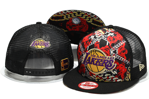NBA Los Angeles Lakers NE Trucker Hat #03